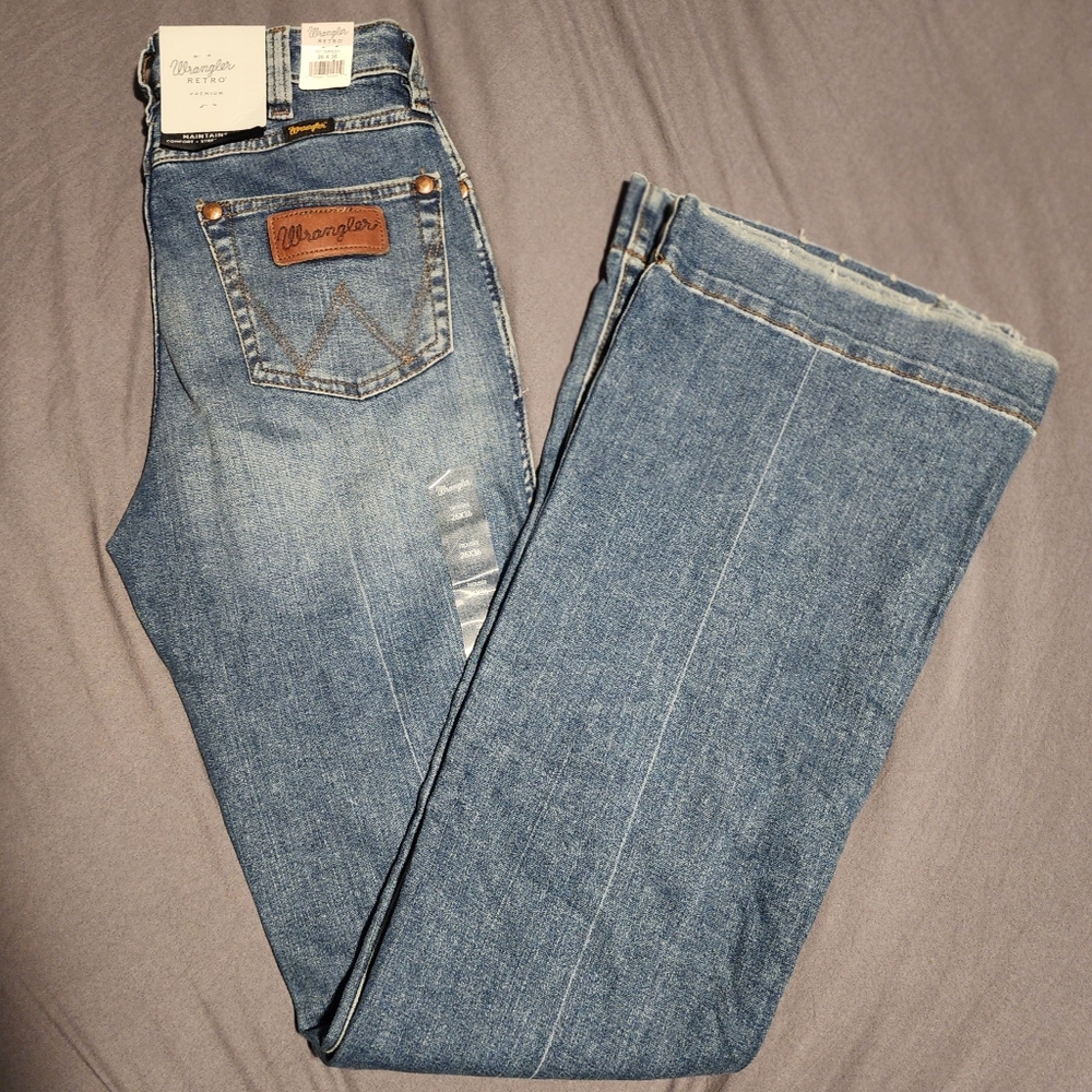 Wrangler Retro Premium Denim Jeans - high-rise trouser - 26x36